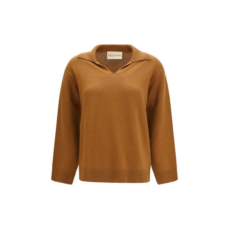 Valentino Brown Cashmere Sweater Clothing - Women