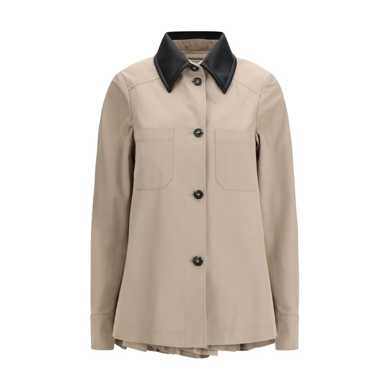 Max Mara Beige Polyester Coat Clothing - Women