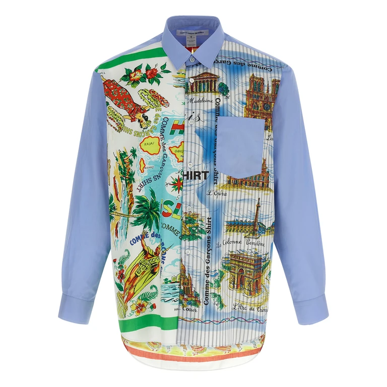 Comme des Garçons Multicolor Cotton Blouse - Men