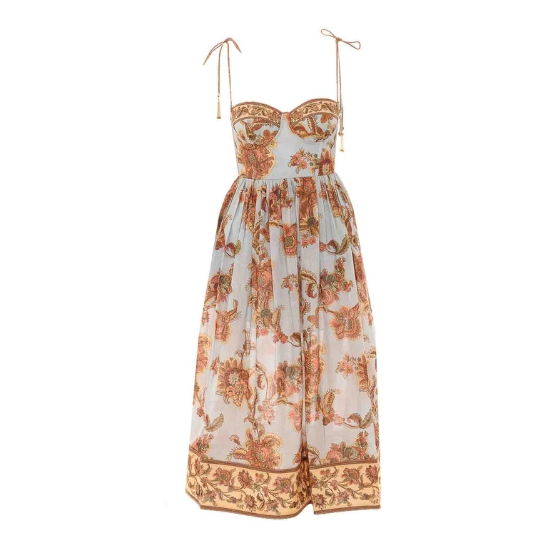 Robe Au Genou - Multicolore (8635DSS261BLJB)