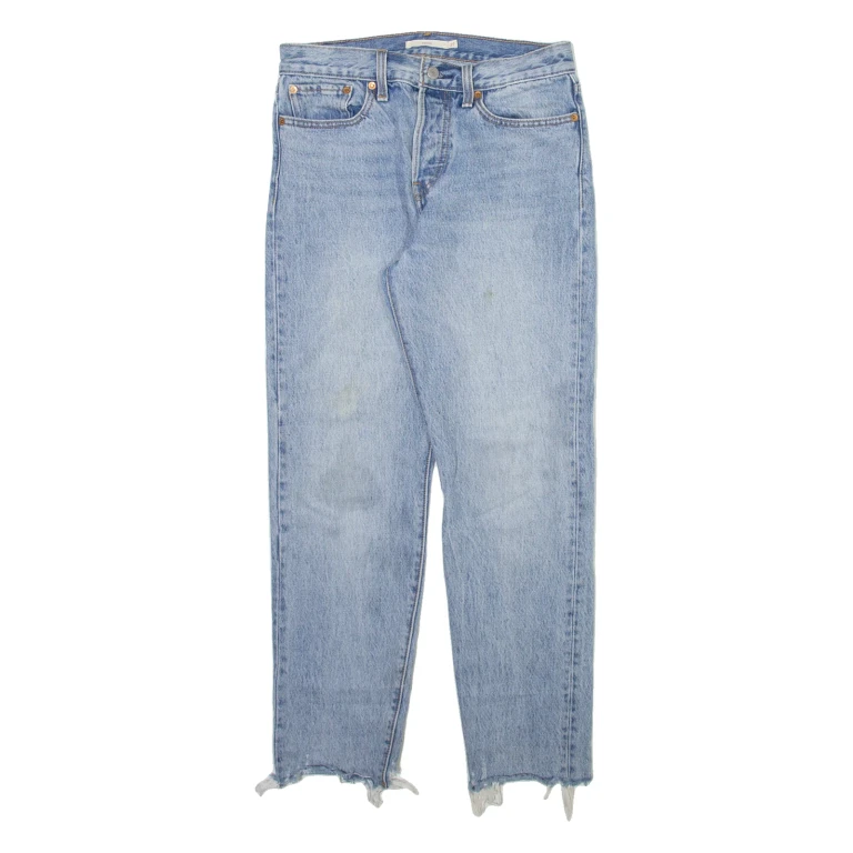 LEVI'S Womens Jeans Blue Regular Tapered Stone Wash W29 L27