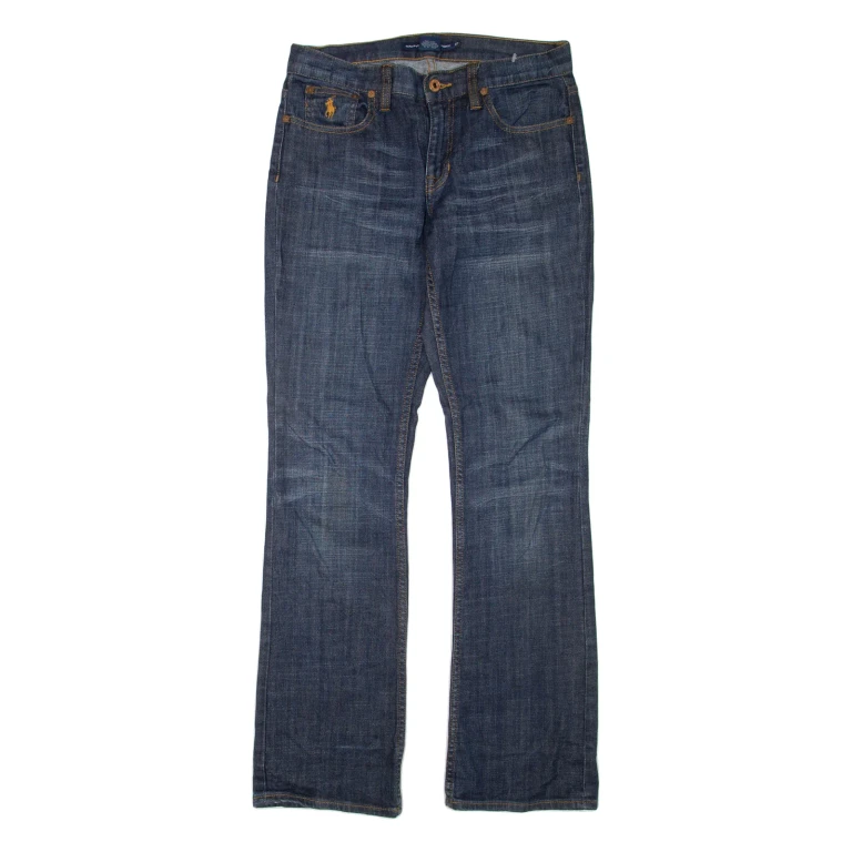 RALPH LAUREN SPORT Womens Jeans Blue Regular Bootcut W30 L32