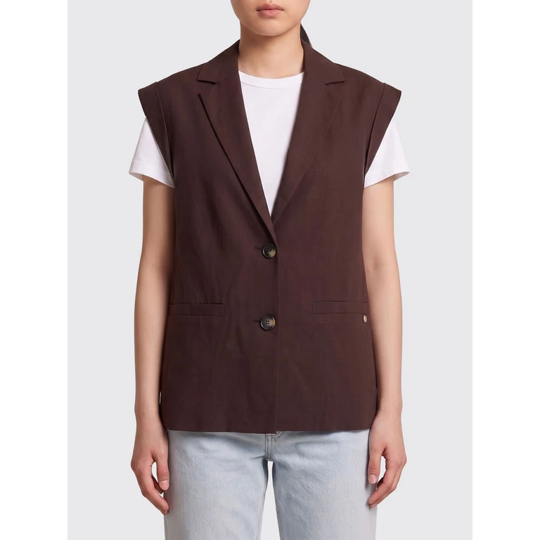 LIU JO Waistcoat Woman color Brown (WA6369T481891109)