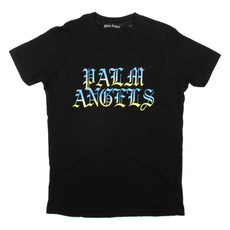 PALM ANGELS Mens T-Shirt Black S