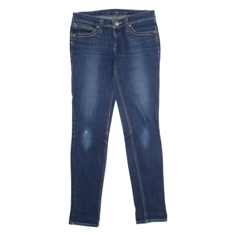 LEVI'S Low Rise Womens Jeans Blue Regular Skinny Stone Wash W28 L32