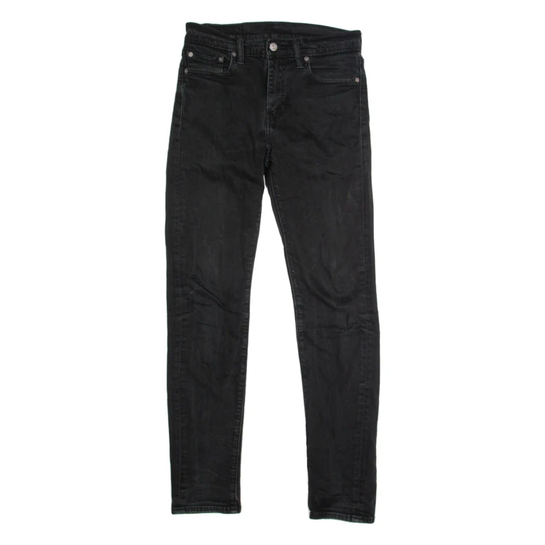 LEVI'S 510 Jeans Mens Black Slim Skinny W28 L31
