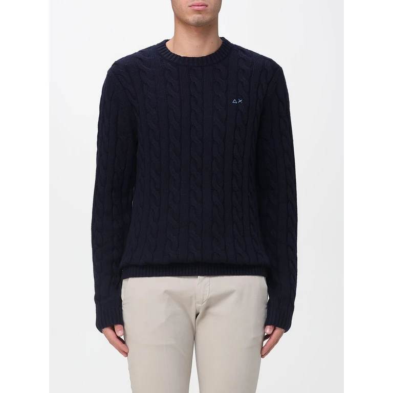 SUN68 Sweater Men color Blue (K4513807)