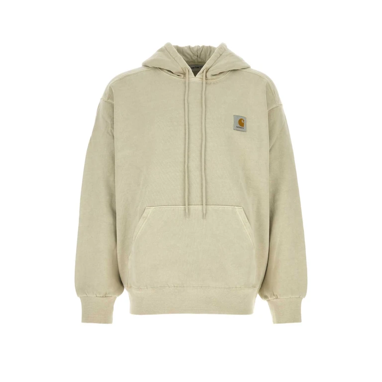 Carhartt Wip Sand Cotton Hooded Vista Sweat Fleurdeselgarmentdyed Exterior: Felpe - Men