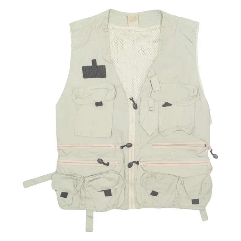 SETURAN Utility Mens Workwear Gilet Grey S