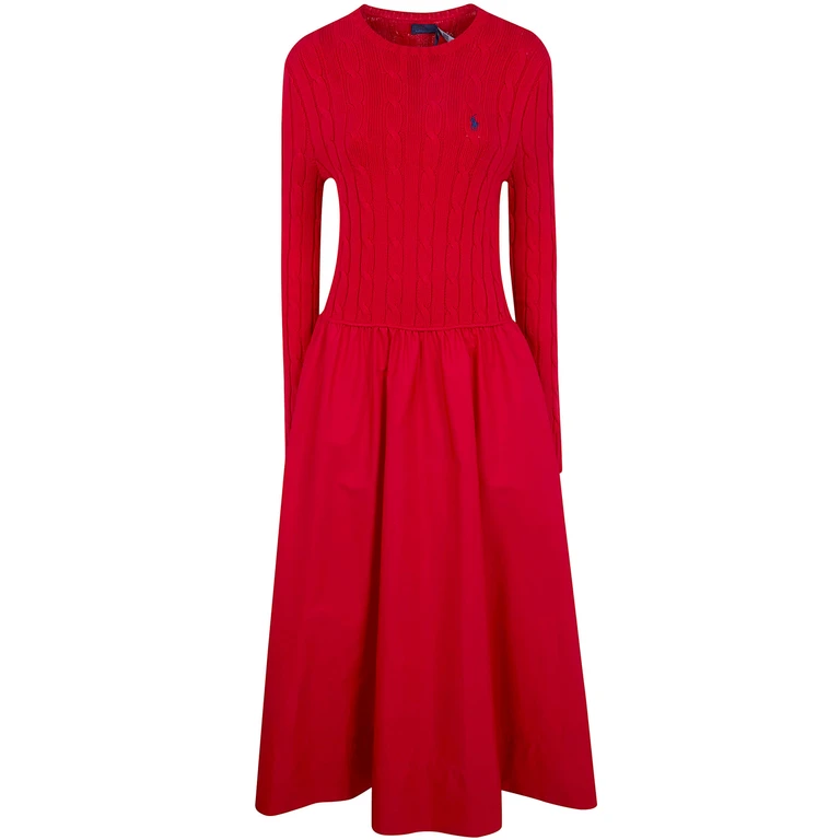 POLO RALPH LAUREN Long Sleeves Shirt Long Dress