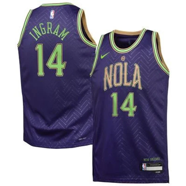 Youth NBA New Orleans Pelicans 24/25 ' Ingram ' Swingman Player Jersey Jerseys