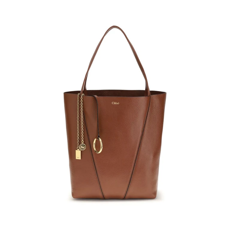 Chloé Brown Calf Leather Bos Taurus Shoulder Bag - Women (CHCHC25SS811N8426PBB)