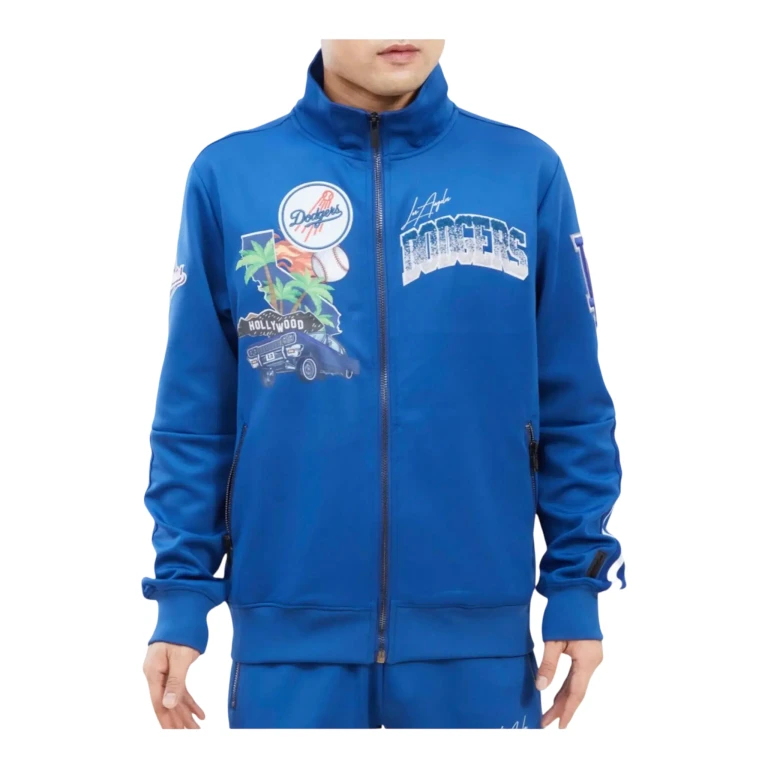 Los Angeles Dodgers Home Town Men Track Jacket Dodger Blue