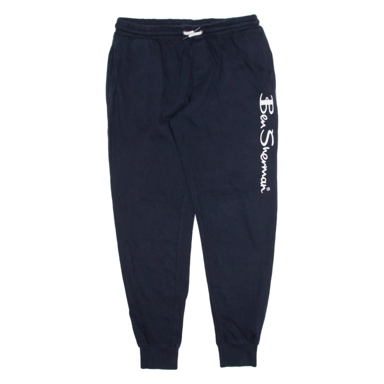 BENCH Womens Joggers Blue Tapered M W34 L30