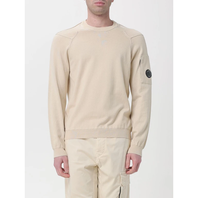 C. P. COMPANY Sweater Men color Beige (20CMKN183A110560A114)