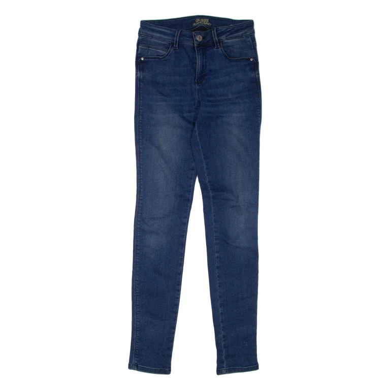 GUESS Curve Womens Jeans Blue Regular Skinny W24 L30