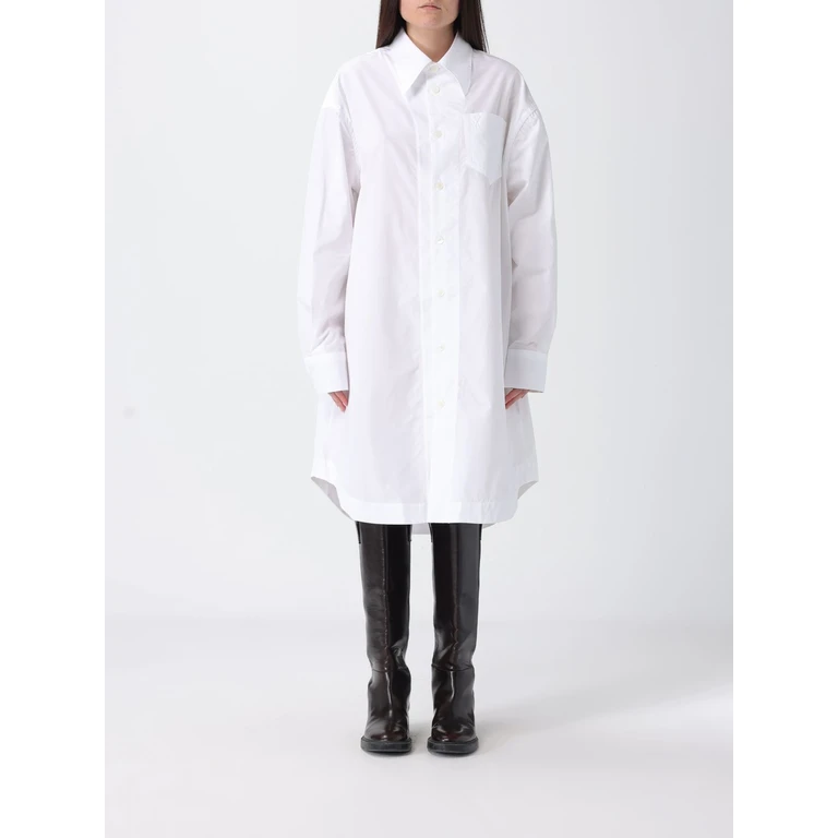 AMI PARIS Dress Woman color White (UDR663CO0063100)