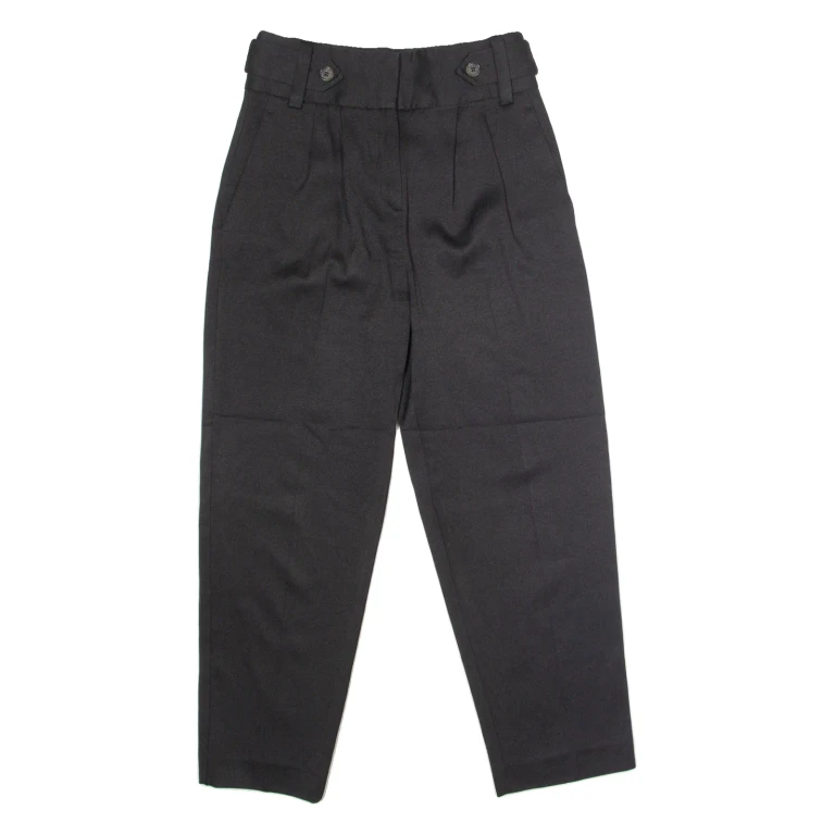 REISS Womens Trousers Black Regular Straight Viscose W26 L26