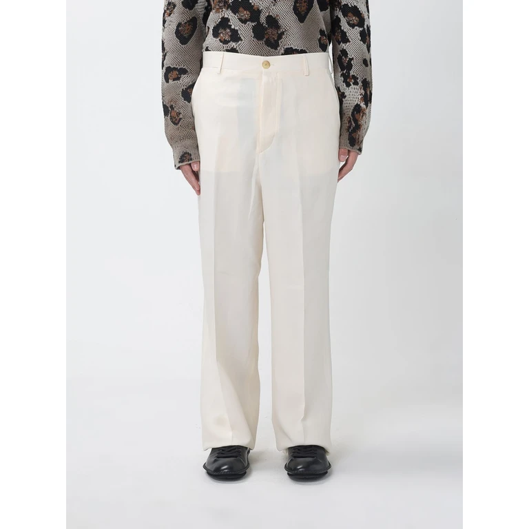 Linen Blend Wide-Leg Trousers (S6LAMAPA082036)