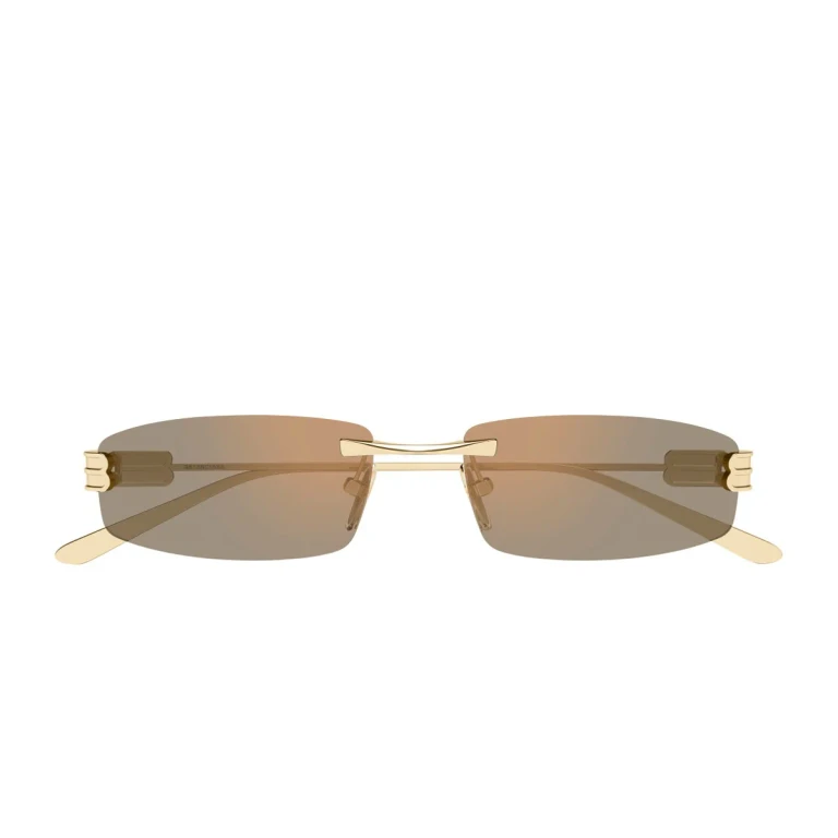 Balenciaga Bb0488s Linea Everyday Gold / Pink Metallo Sunglasses - Men