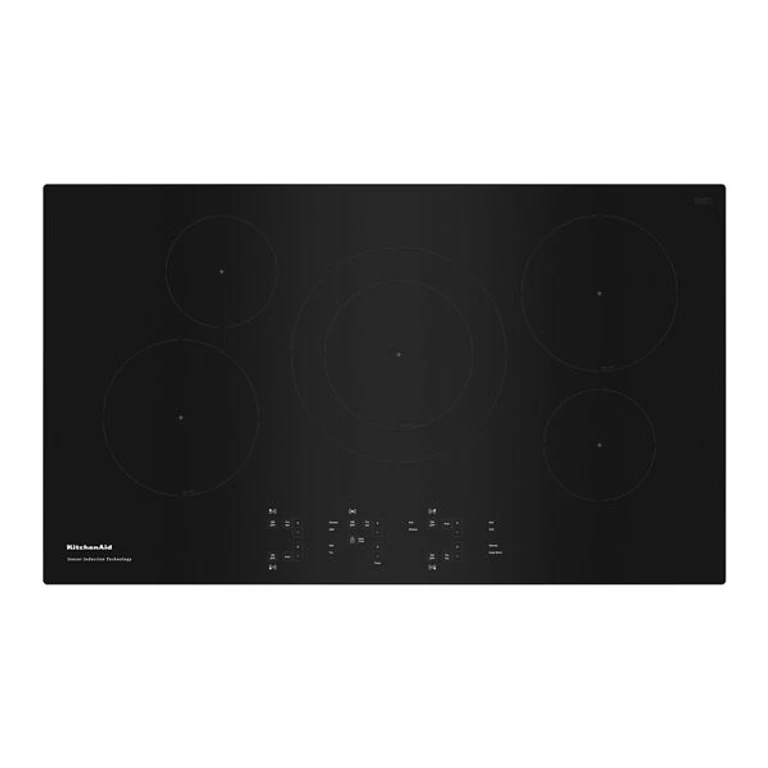 36 in. 5-Element Sensor Induction Cooktop in Black