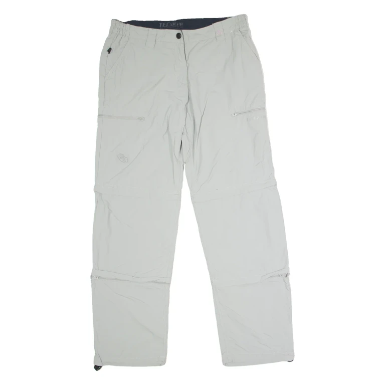 RODEO Outdoor Womens Trousers Grey Regular Straight W34 L31