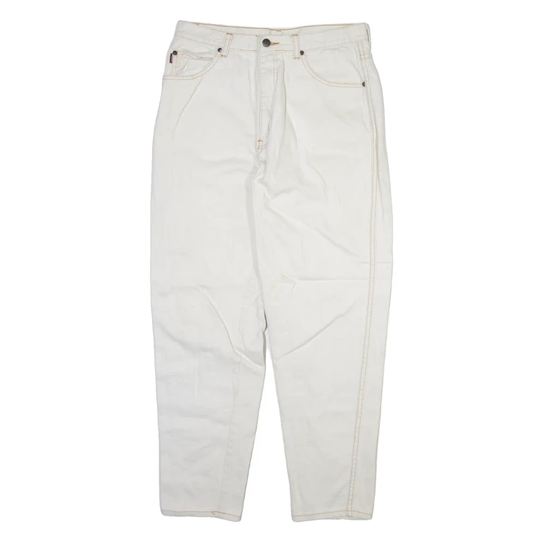GBNT Womens Trousers Beige Regular Tapered W30 L28