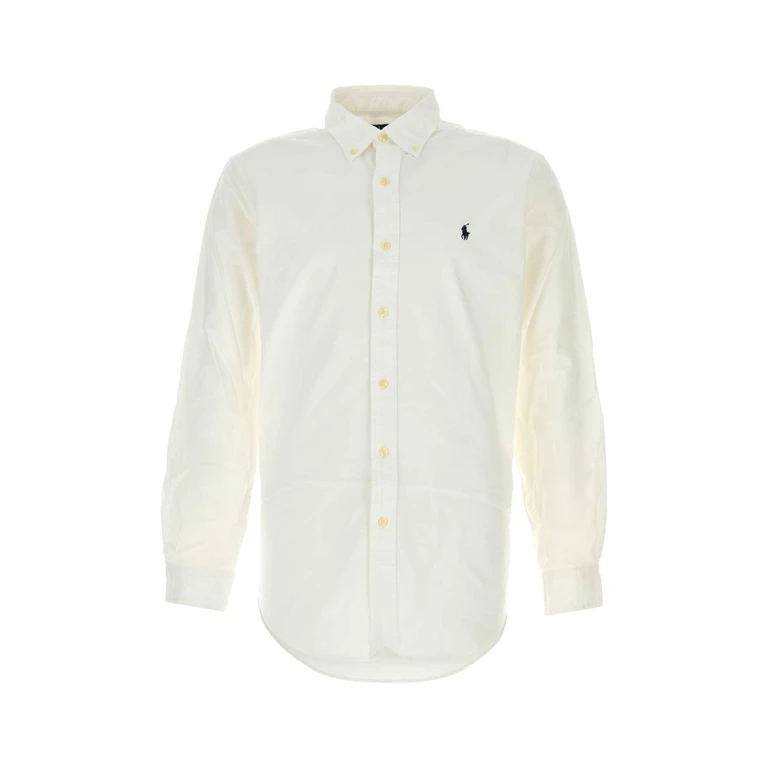 Polo Ralph Lauren White Cotton Shirt Exterior: Camicie - Men