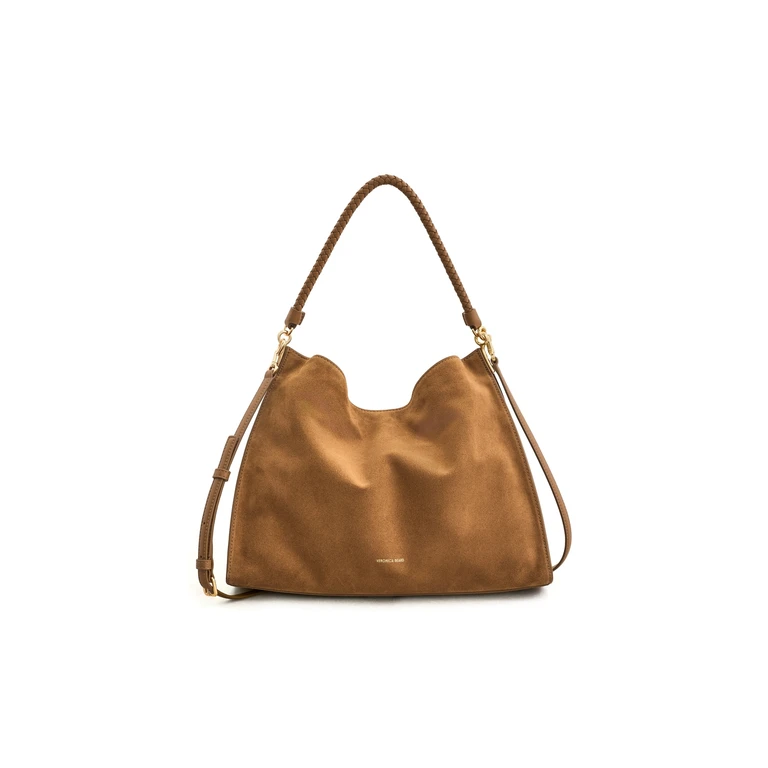Veronica Beard Suede Vida Hobo Bag Cypress One Size