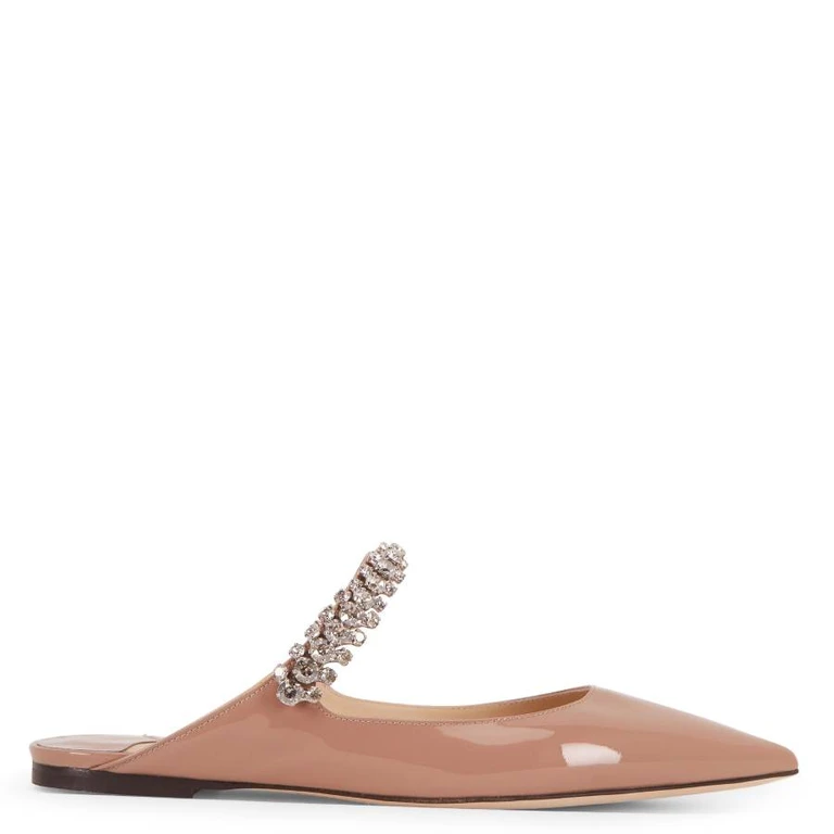 Bing Patent Leather Mules, Brand Size 35 ( US Size 5 )