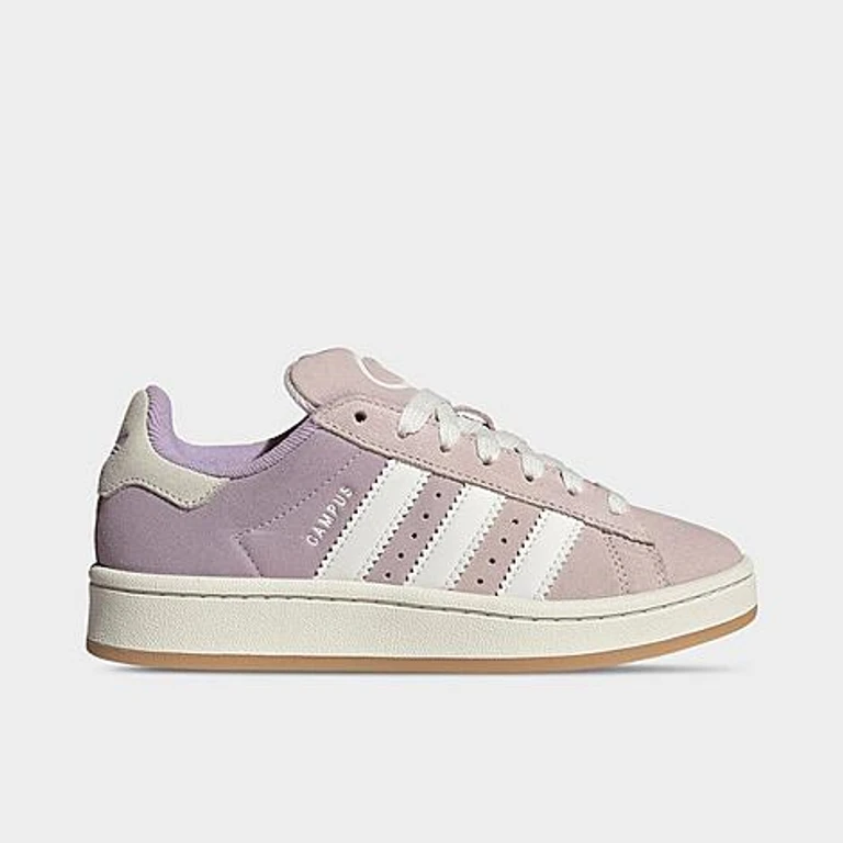 adidas Big Kids Originals Campus 00s Casual Shoes in Almost Pink/Core White/Powder Plum Size: 3.5
