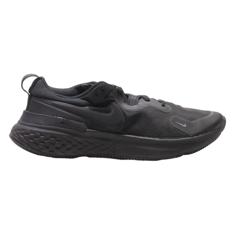 NIKE React Miler Sneaker Trainers Black Synthetic Mens UK 8.5