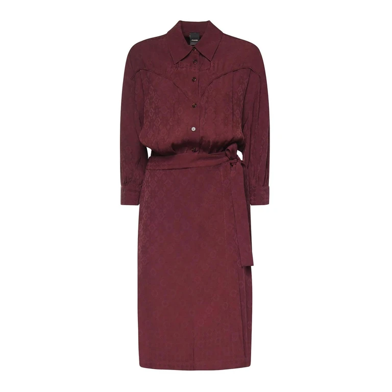 Pinko Robe Au Genou - Violet (106281A33HRR7)
