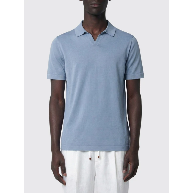Polo Shirt Men color Gnawed Blue (D0GF146N724)