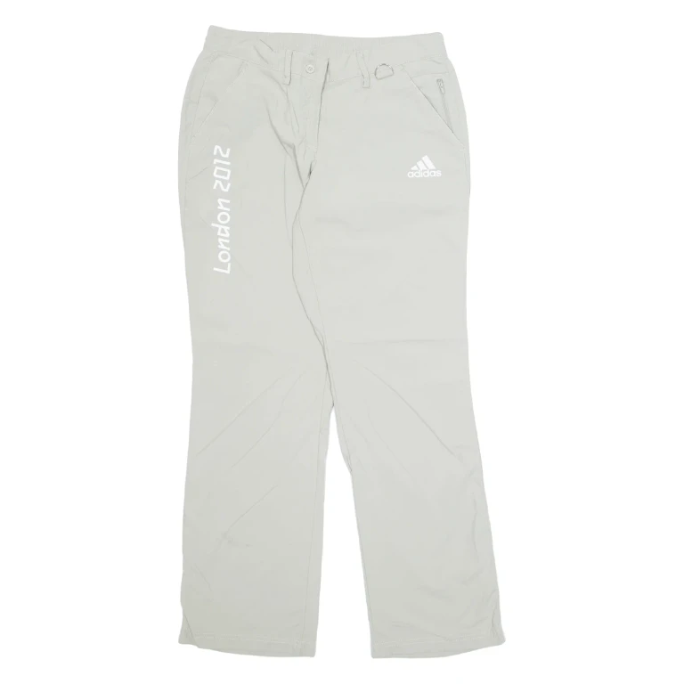 ADIDAS Outdoor Womens Trousers Beige Regular Straight W30 L30