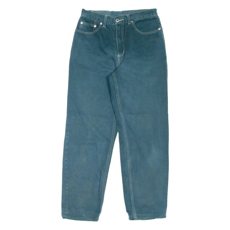 LET'S GO Womens Jeans Blue Regular Mom 90s W27 L27