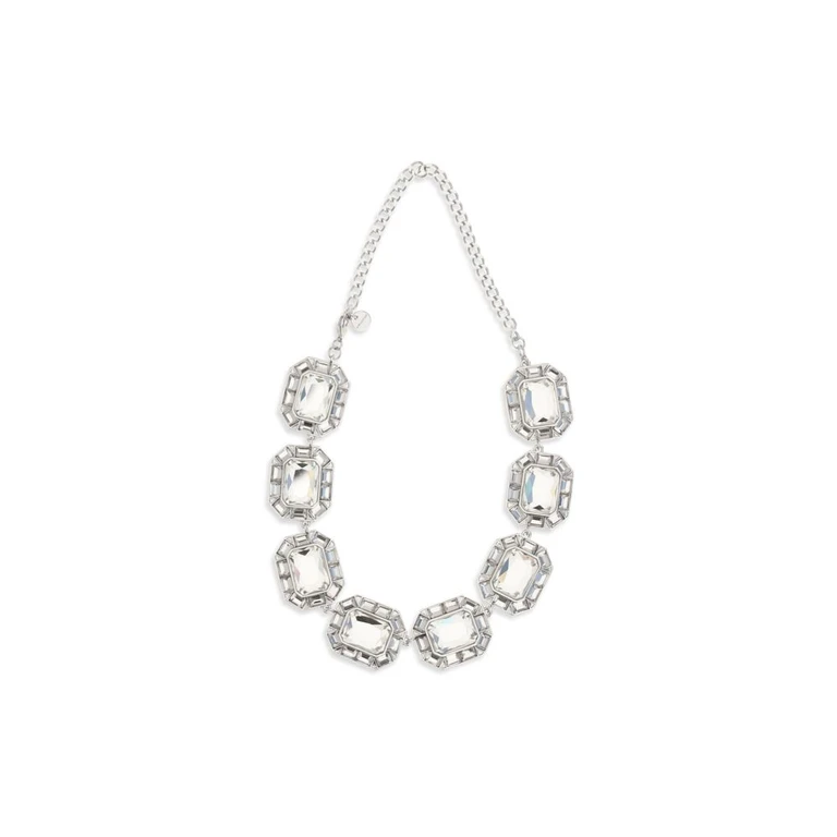 Silver Brass Necklace - Women