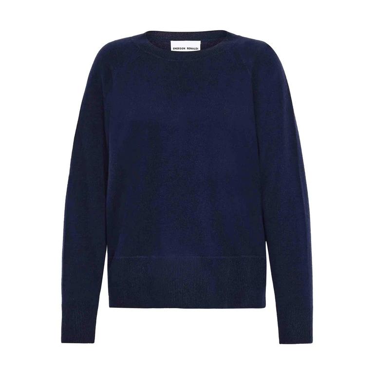 Emerson Renaldi Pull Col Rond - Bleu Foncé (EMS25006602)