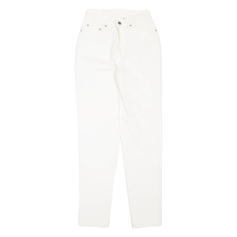 LEVI'S 512 Made In USA Womens Jeans White Regular Mom 90s W24 L31