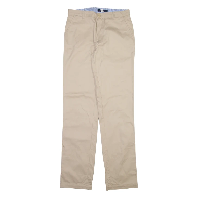 TOMMY HILFIGER Mens Trousers Beige Regular Straight W32 L36