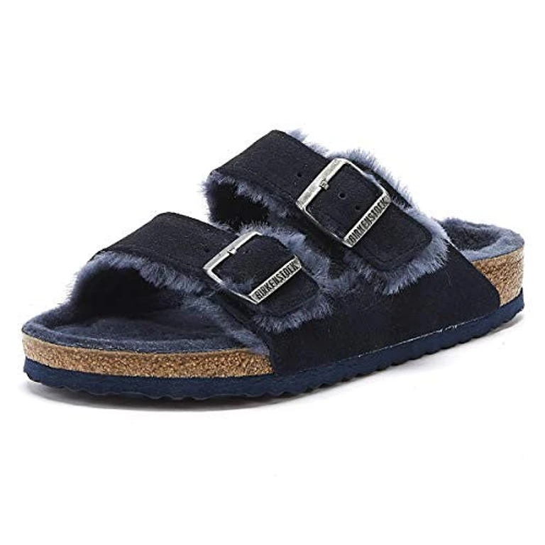 [1014963] Unisex Birkenstock London Shearling Suede Leather (narrow Width)