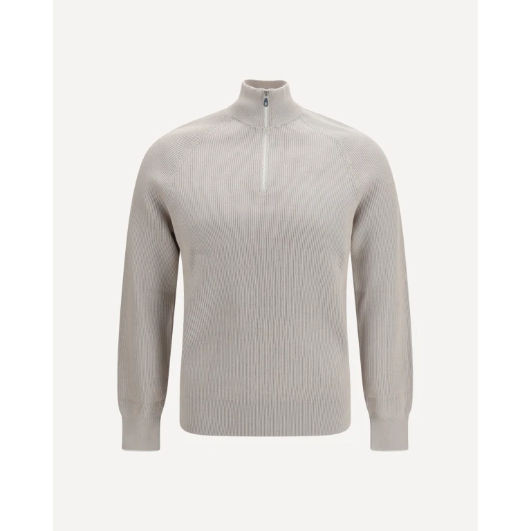 BRUNELLO CUCINELLI Cotton Sweater with a high neckline Male 50