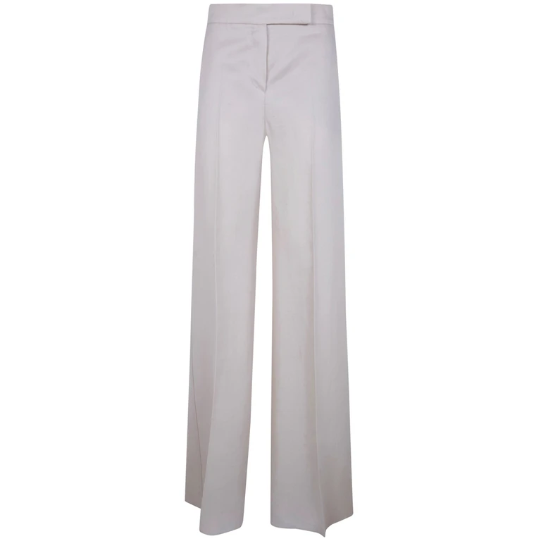 "Badesse" Linen High Waisted Long Trousers