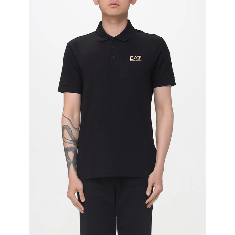 EA7 Polo Shirt Men color Black 1 (8NPF14PJVQZ0208)