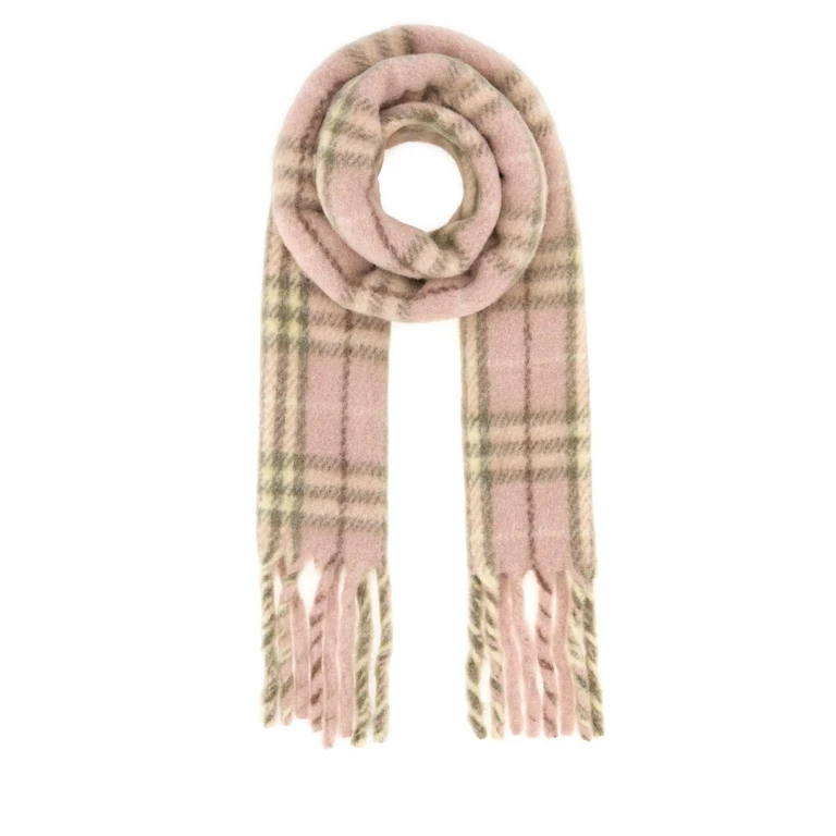 Burberry Embroidered Alpaca Blend Scarf Teacuppink Exterior: Wool Nylon Sciarpe E Foulard - Unisex