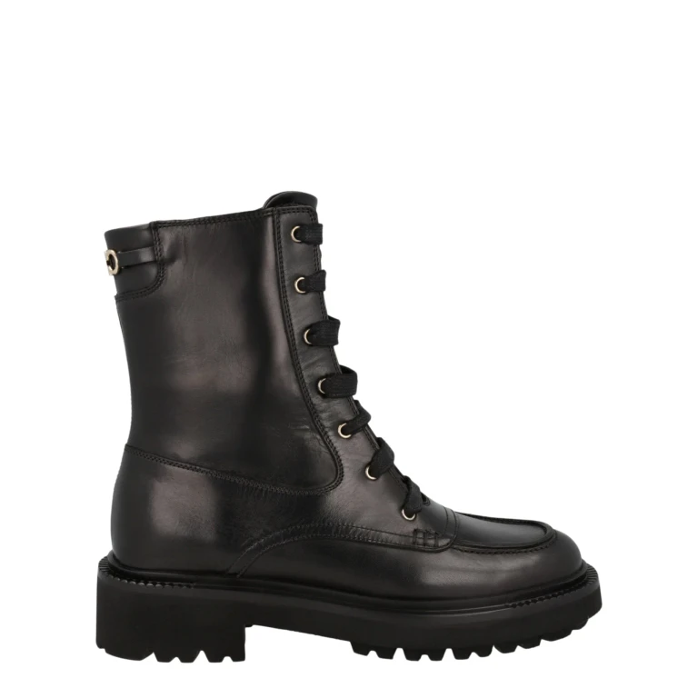 Leather Combat Boots