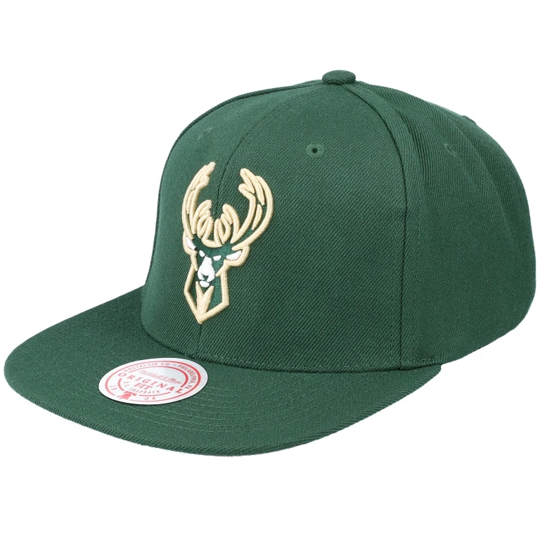Men's NBA Team Ground 2.0 Snapback Bucks Snapback Caps