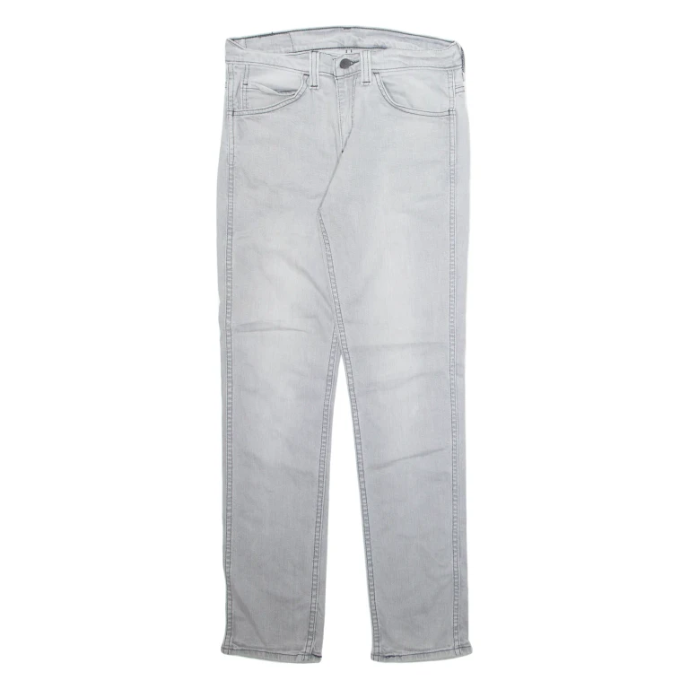 LEVI'S 511 Jeans Mens Grey Slim Straight W30 L31