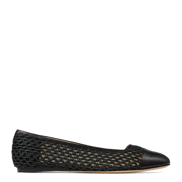 Womens Watson Black/Black Ballerina Flats, Brand Size 34 ( US Size 4 )