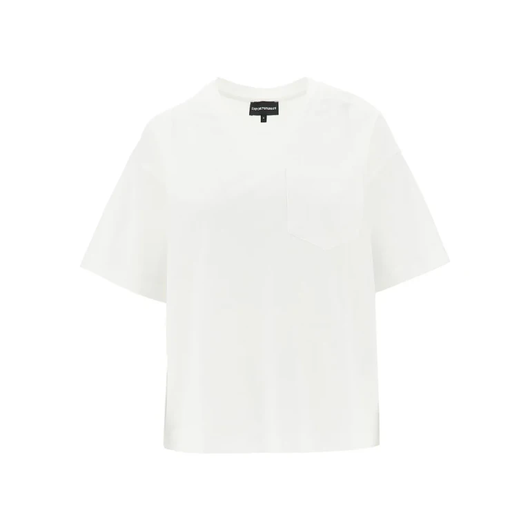 エンポリオ アルマーニ メンズ トラベル エッセンシャル コットン Tシャツ